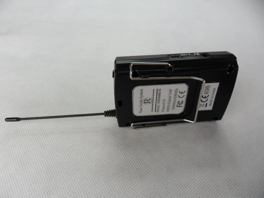 Li - İyon Pil ile Uzun Mesafe 008C Bluetooth Tur Rehberi Sistemi Siyah